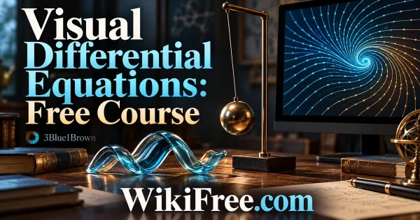 Visual Differential Equations: Free Course — original WikiFree artwork depicting the course subject; 3Blue1Brown.