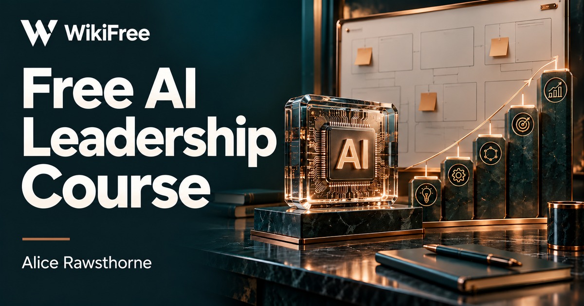 Free AI Leadership Course: Workflow Priorities and a Six-Month Roadmap — Alice Rawsthorne. WikiFree selection.