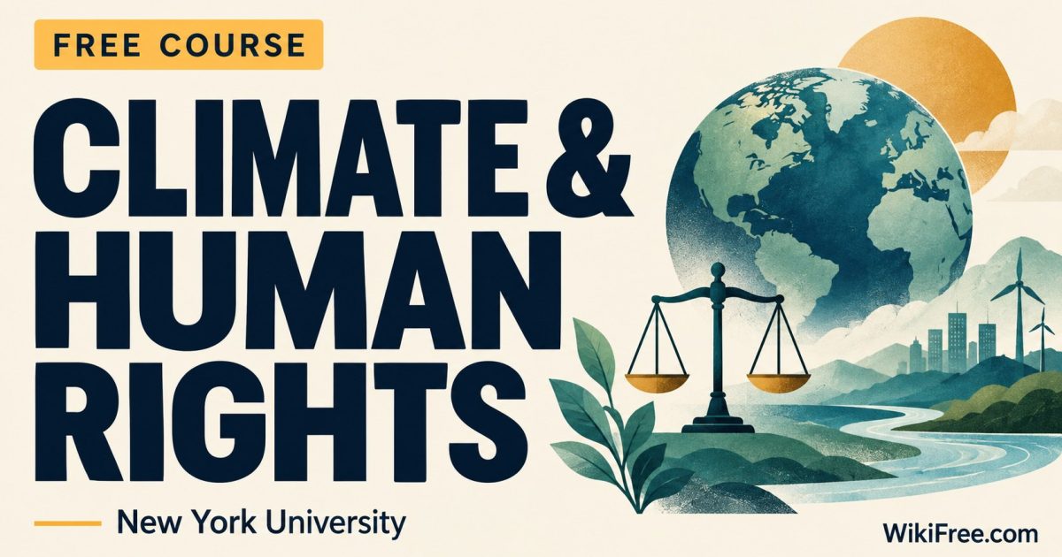Climate & Human Rights — New York University; free learning on WikiFree.