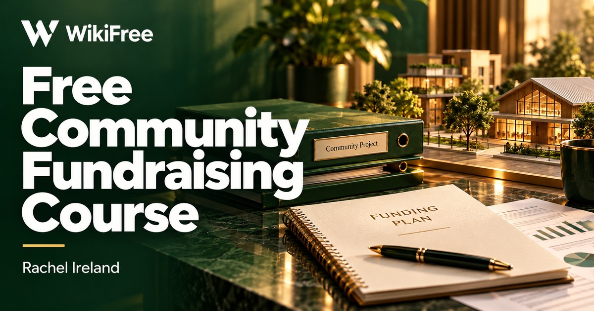 Free Community Fundraising Course: Funder Fit and Proposal Planning — Rachel Ireland. WikiFree selection.