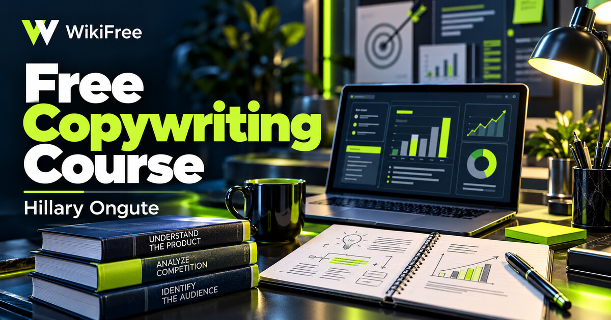 Free Copywriting Course: Understand the Product and Shape a Clear Message — Hillary Ongute. WikiFree selection.