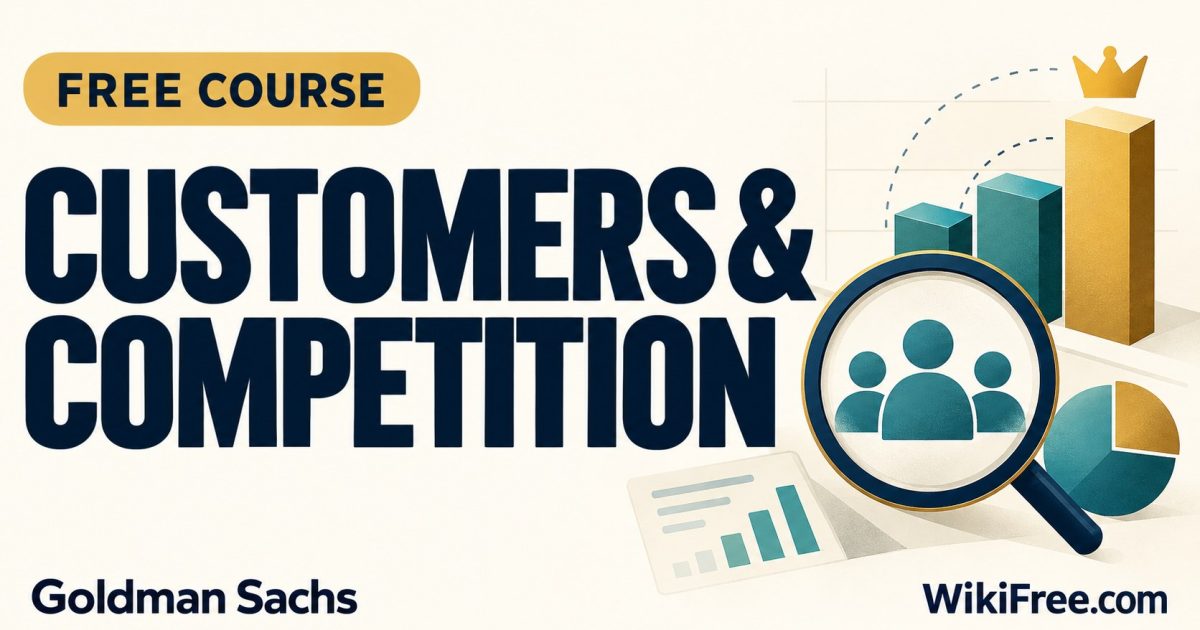 Customers & Competition — Goldman Sachs; free learning on WikiFree.