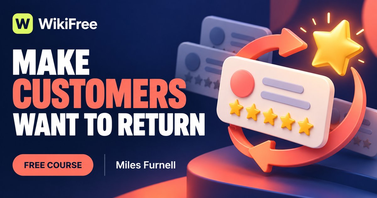 Free Customer Experience Course: Turn Feedback into Better Service — Miles Furnell. WikiFree selection on Udemy.