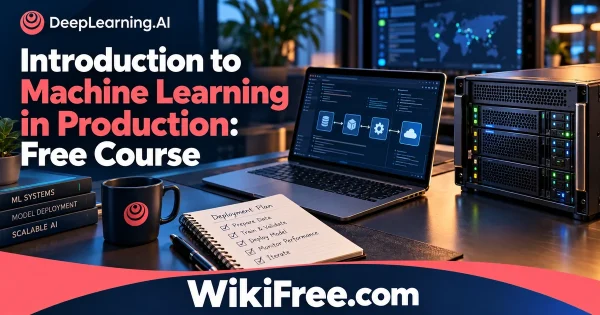Introduction to Machine Learning in Production: Free Course — original WikiFree course artwork for DeepLearning.AI.