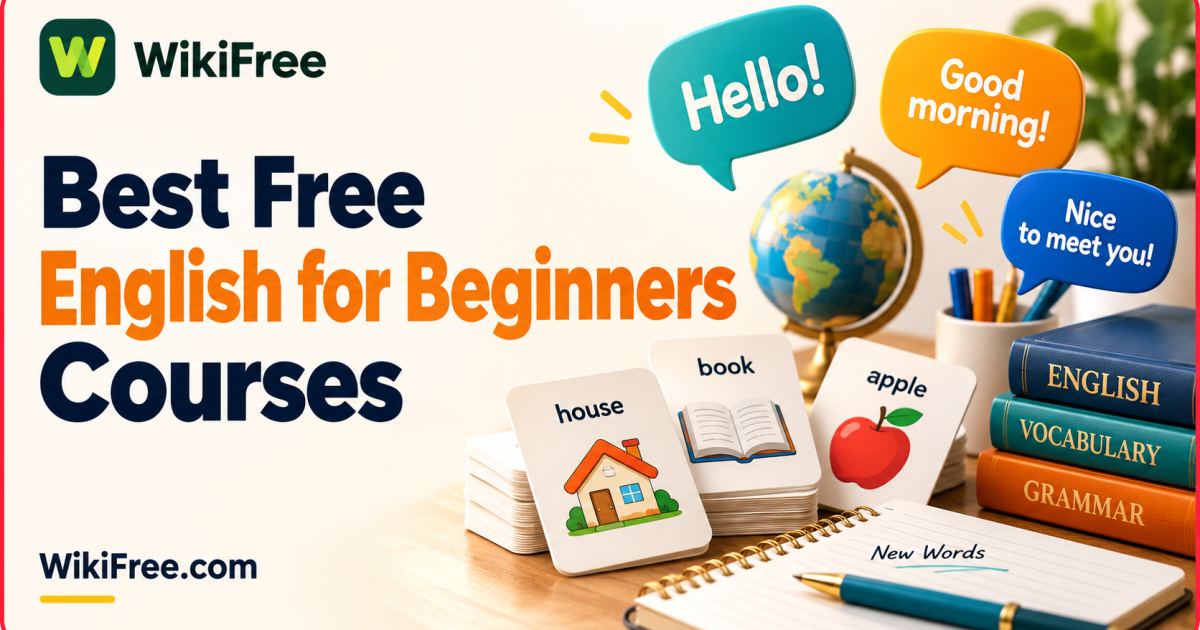 Best Free English Courses for Beginners — WikiFree