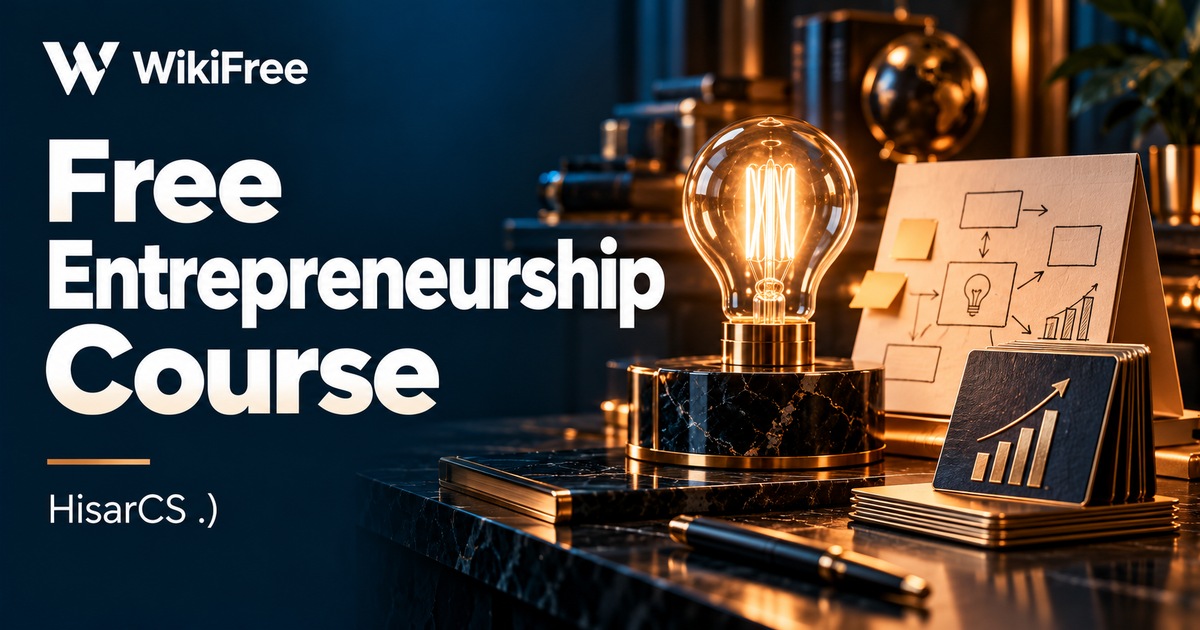 Free Entrepreneurship Course: From Idea Maps to Paper Prototypes — HisarCS .). WikiFree selection.