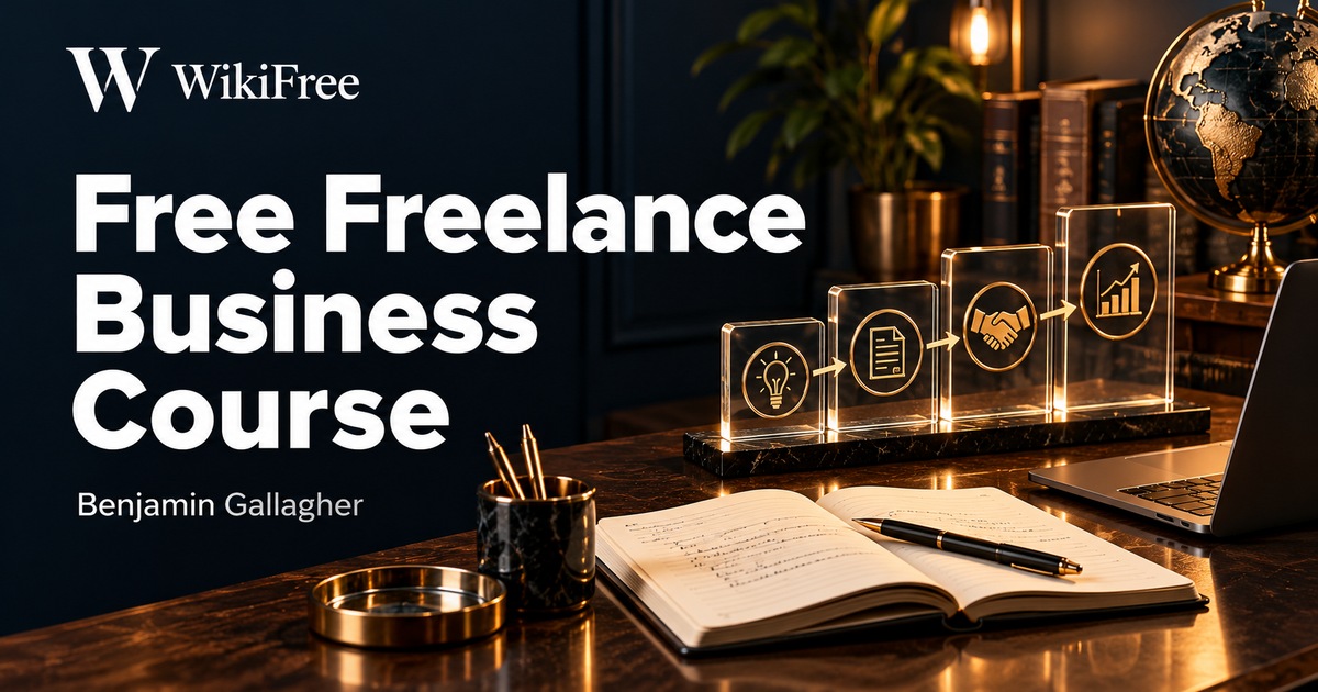 Free Freelance Business Course: Offers, Websites and Client Relationships — Benjamin Gallagher. WikiFree selection.