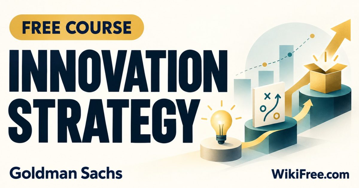 Innovation Strategy — Goldman Sachs; free learning on WikiFree.