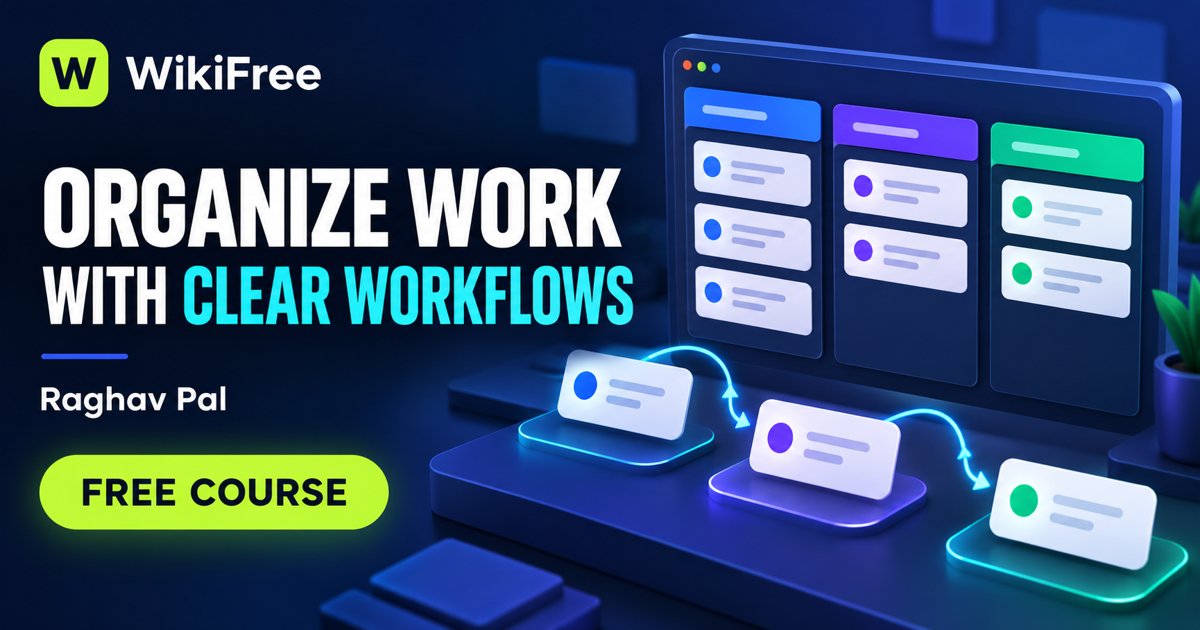 Free Jira Beginners Course: Projects, Issues and Workflows — Raghav Pal. WikiFree selection on Udemy.