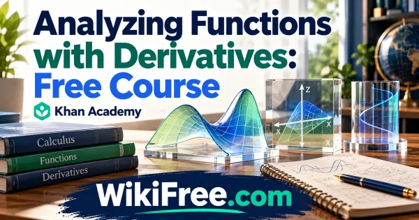 Analyzing Functions with Derivatives: Free Course — original WikiFree subject artwork for Khan Academy.