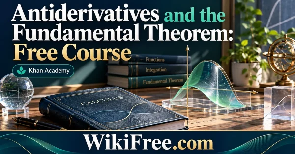 Antiderivatives and the Fundamental Theorem: Free Course — original WikiFree subject artwork for Khan Academy.