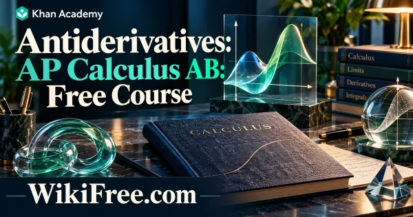 Antiderivatives: AP Calculus AB: Free Course — original WikiFree subject artwork for Khan Academy.