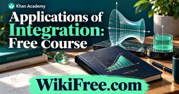 Applications of Integration: Free Course — original WikiFree subject artwork for Khan Academy.