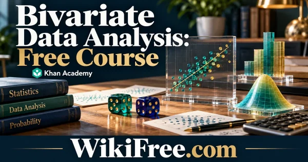 Bivariate Data Analysis: Free Course — original WikiFree subject artwork for Khan Academy.