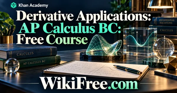 Derivative Applications: AP Calculus BC: Free Course — original WikiFree subject artwork for Khan Academy.