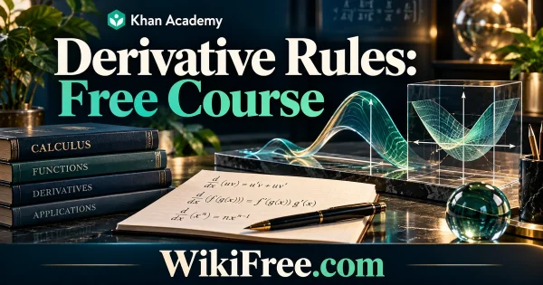 Derivative Rules: Free Course — original WikiFree subject artwork for Khan Academy.