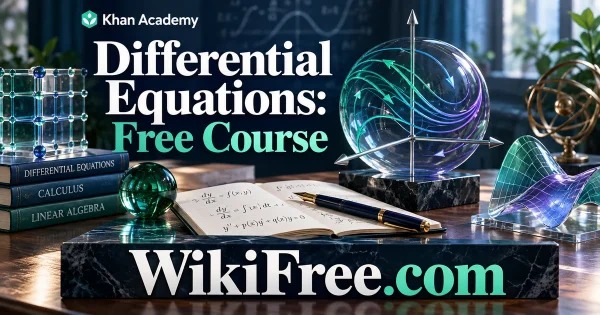 Differential Equations: Free Course — original WikiFree subject artwork for Khan Academy.