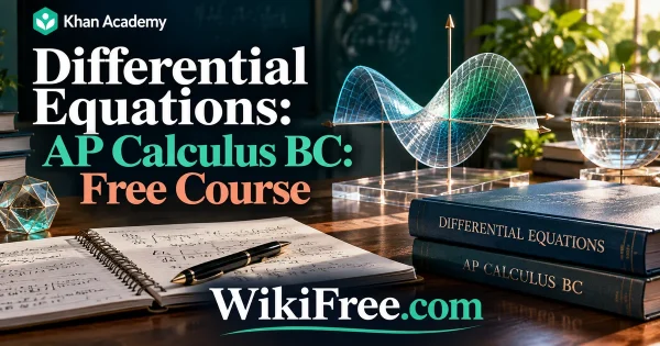 Differential Equations: AP Calculus BC: Free Course — original WikiFree subject artwork for Khan Academy.