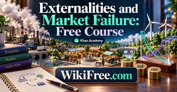 Externalities and Market Failure: Free Course — original WikiFree subject artwork for Khan Academy.