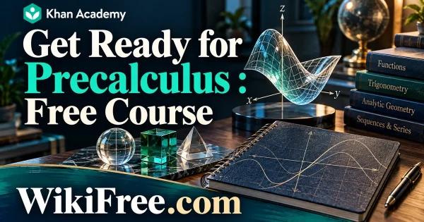 Get Ready for Precalculus : Free Course — original WikiFree subject artwork for Khan Academy.