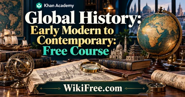 Global History: Early Modern to Contemporary: Free Course — original WikiFree subject artwork for Khan Academy.