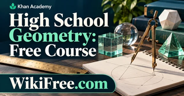 High School Geometry: Free Course — original WikiFree subject artwork for Khan Academy.