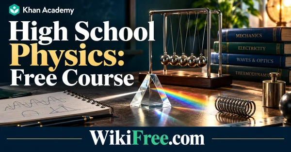 High School Physics: Free Course — original WikiFree subject artwork for Khan Academy.