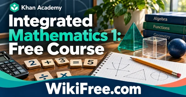 Integrated Mathematics 1: Free Course — original WikiFree subject artwork for Khan Academy.