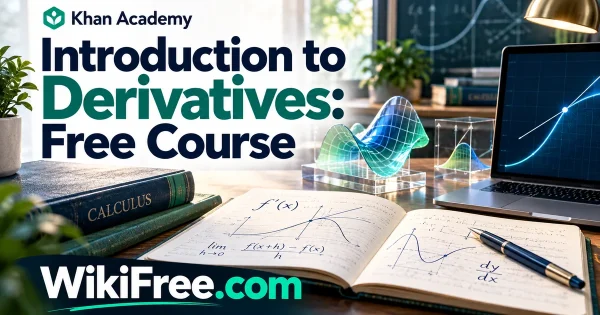 Introduction to Derivatives: Free Course — original WikiFree subject artwork for Khan Academy.