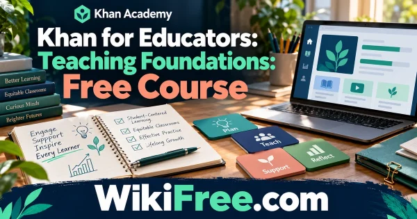 Khan for Educators: Teaching Foundations: Free Course — original WikiFree subject artwork for Khan Academy.