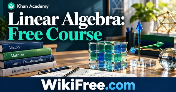 Linear Algebra: Free Course — original WikiFree subject artwork for Khan Academy.