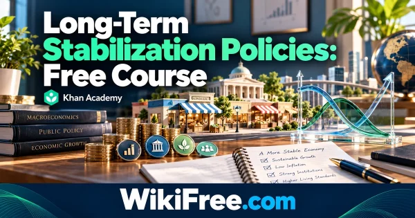Long-Term Stabilization Policies: Free Course — original WikiFree subject artwork for Khan Academy.