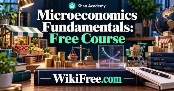 Microeconomics Fundamentals: Free Course — original WikiFree subject artwork for Khan Academy.