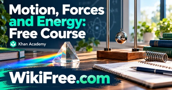 Motion, Forces and Energy: Free Course — original WikiFree subject artwork for Khan Academy.