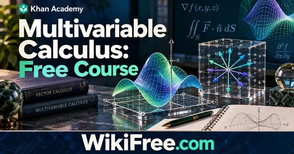 Multivariable Calculus: Free Course — original WikiFree subject artwork for Khan Academy.