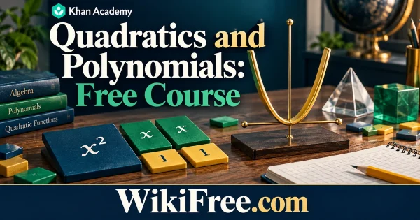 Quadratics and Polynomials: Free Course — original WikiFree subject artwork for Khan Academy.