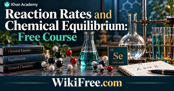 Reaction Rates and Chemical Equilibrium: Free Course — original WikiFree subject artwork for Khan Academy.