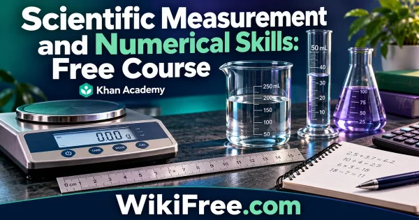 Scientific Measurement and Numerical Skills: Free Course — original WikiFree subject artwork for Khan Academy.
