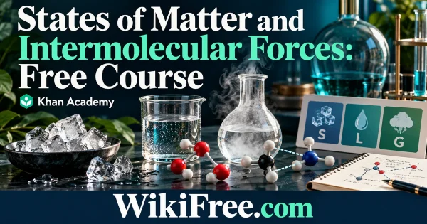 States of Matter and Intermolecular Forces: Free Course — original WikiFree subject artwork for Khan Academy.
