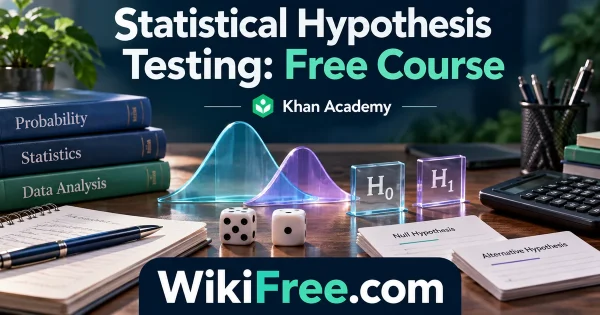 Statistical Hypothesis Testing: Free Course — original WikiFree subject artwork for Khan Academy.