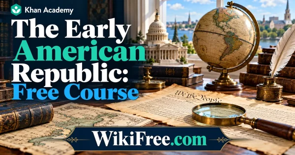 The Early American Republic: Free Course — original WikiFree subject artwork for Khan Academy.