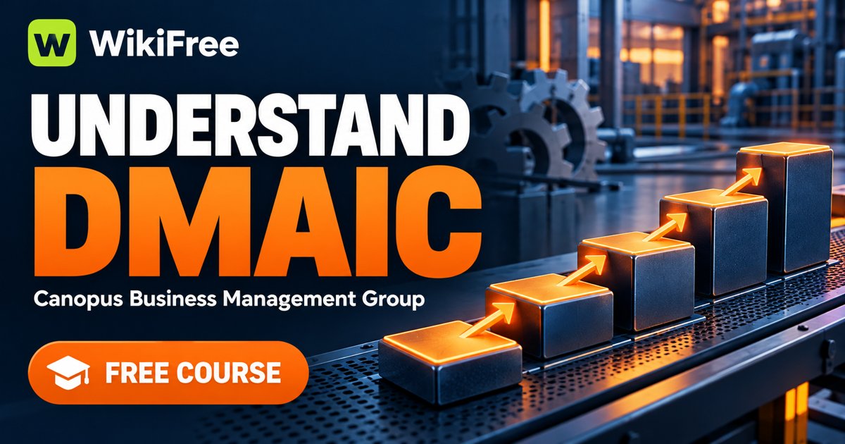 Free Lean Six Sigma Primer: Follow DMAIC Through a Case Study — Dr. Nilakantasrinivasan J, Canopus Business Management Group. WikiFree selection on Udemy.
