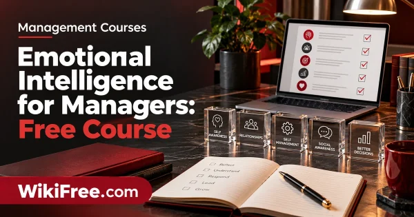 Emotional Intelligence for Managers: Free Course — original WikiFree artwork depicting the course subject; Management Courses.