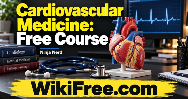 Cardiovascular Medicine: Free Course — original WikiFree artwork depicting the course subject; Ninja Nerd.