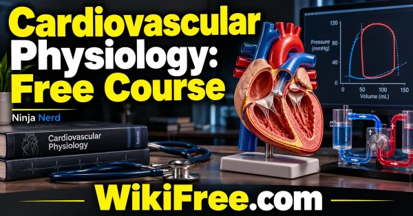 Cardiovascular Physiology: Free Course — original WikiFree artwork depicting the course subject; Ninja Nerd.