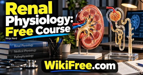Renal Physiology: Free Course — original WikiFree artwork depicting the course subject; Ninja Nerd.