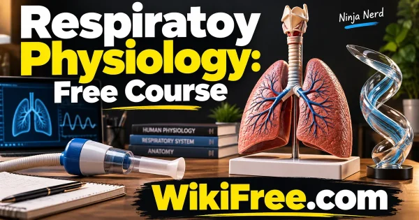 Respiratory Physiology: Free Course — original WikiFree artwork depicting the course subject; Ninja Nerd.