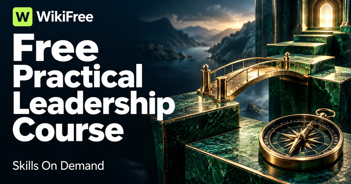 Free Practical Leadership Course: Trust, Feedback and Team Support — Skills On Demand. WikiFree selection.
