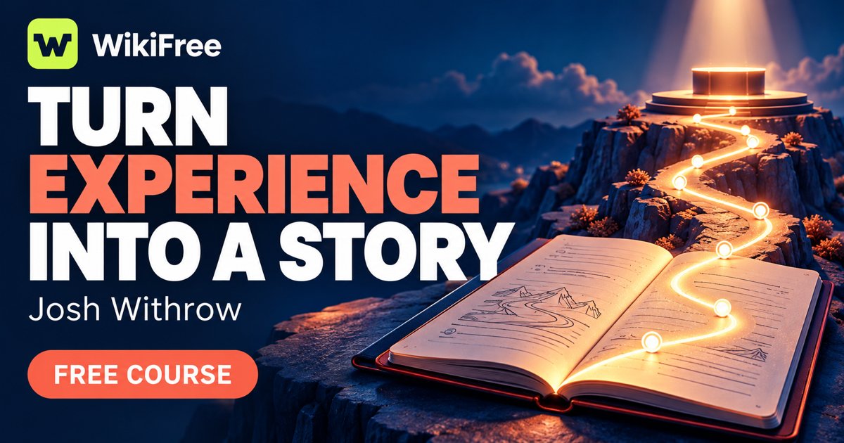 Free Public Speaking Course: Shape Personal Stories Around Your Message — Josh Withrow. WikiFree selection on Udemy.