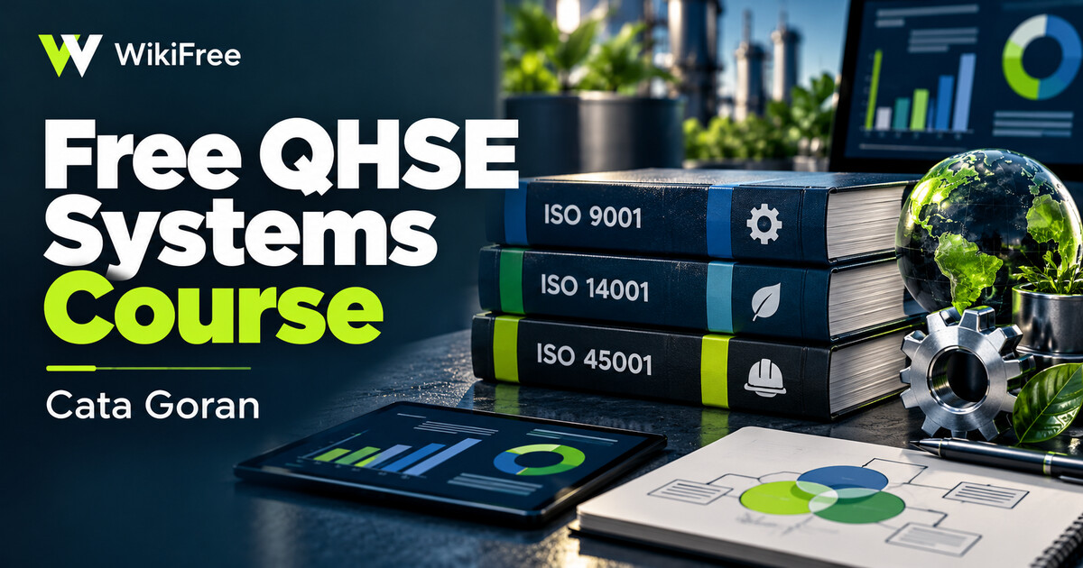 Free QHSE Overview: Connect Quality, Environment and Workplace Safety Systems — Cata Goran. WikiFree selection.